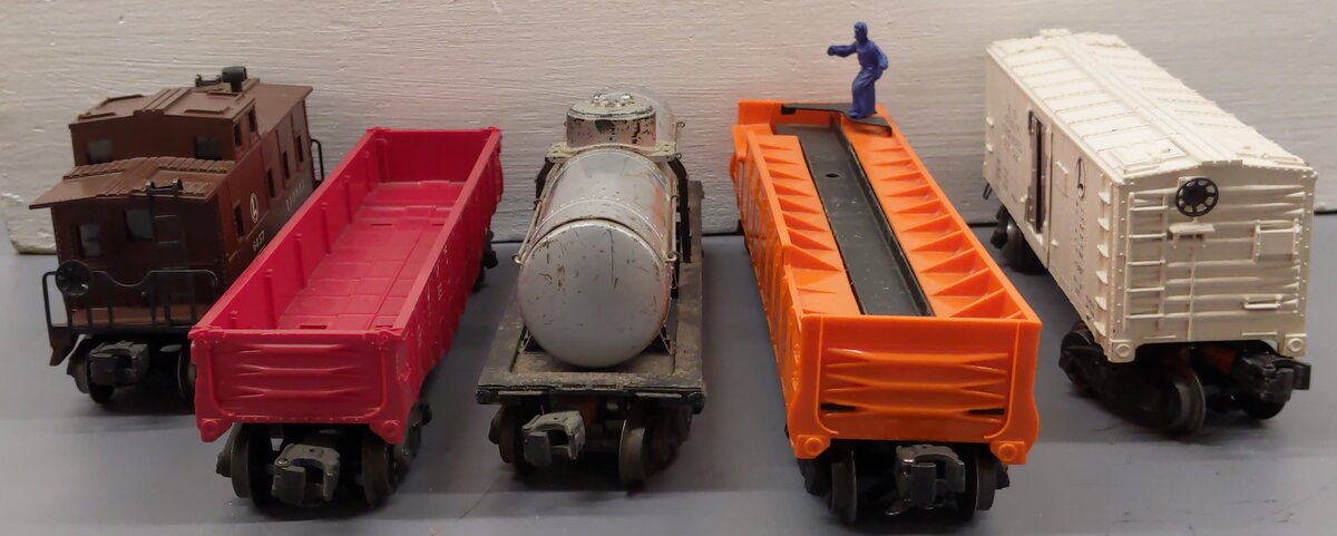 Lionel O Gauge Vintage Freight Cars #2955,3462,6462,3562-75,6457 [5] VG