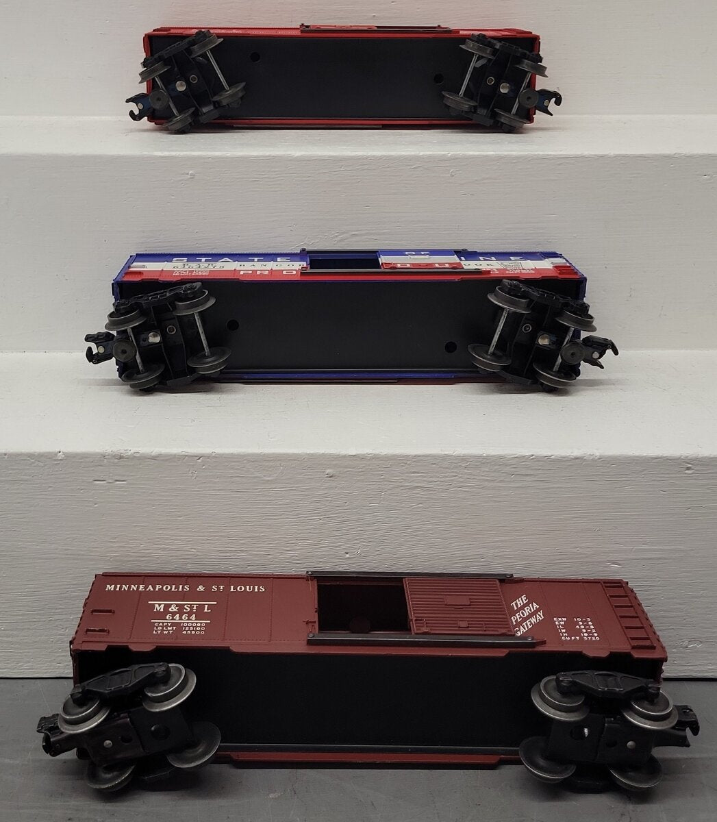 Lionel O Gauge Vintage Boxcars #6464,6464525,6464275 [3] VG