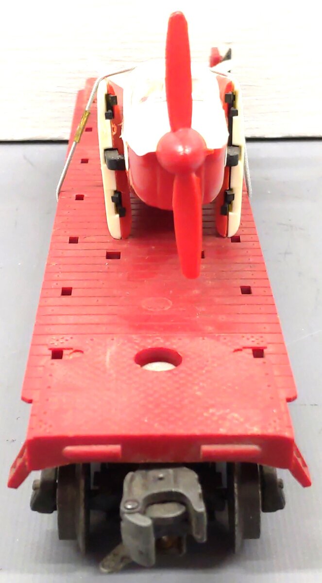 Lionel 6800-60 O Gauge Flat Car w/ Bonanza Plane VG