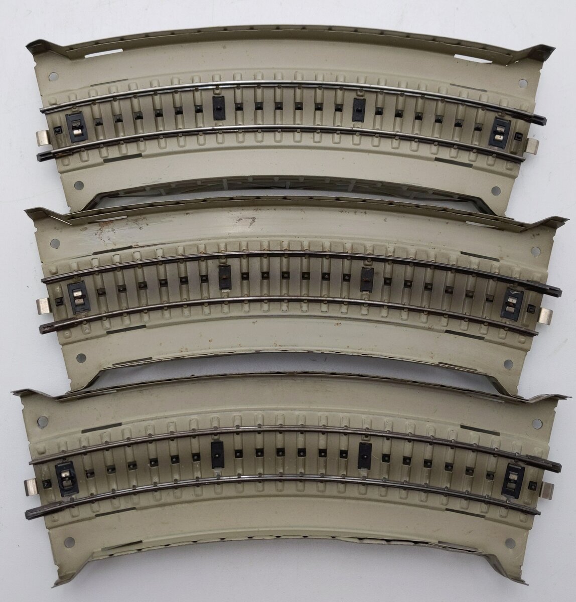 Marklin 7167 HO Scale Curved Approach Sections (3) VG