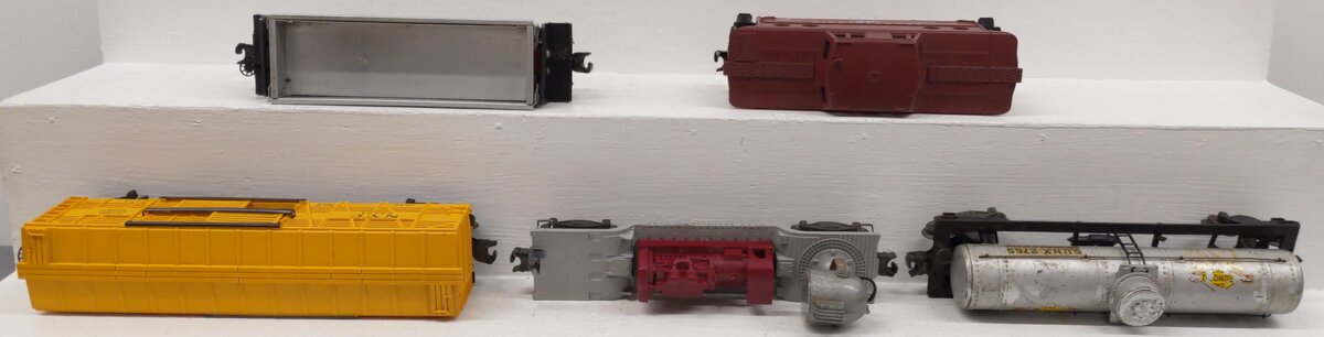 Lionel O Gauge Vintage Freight Cars #63561,6520,3459,6437,2755 [5] VG