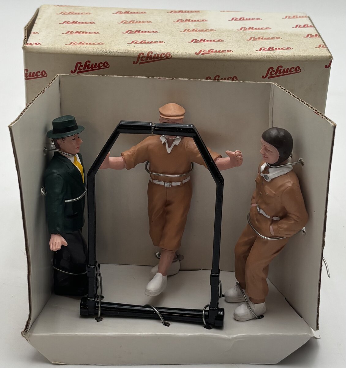 Schuco 01996 1:24  Figure Set IV Le Mans Driver & Mechanic Figures LN/Box