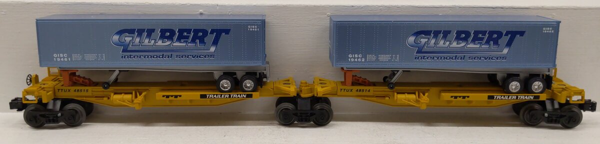 American Flyer 6-48514 O Gauge Gilbert Intermodal TTUX Set EX