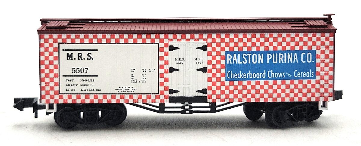 Roundhouse 8943 N Scale Ralston Purina 36' Old Time Reefer #5509 LN/Box