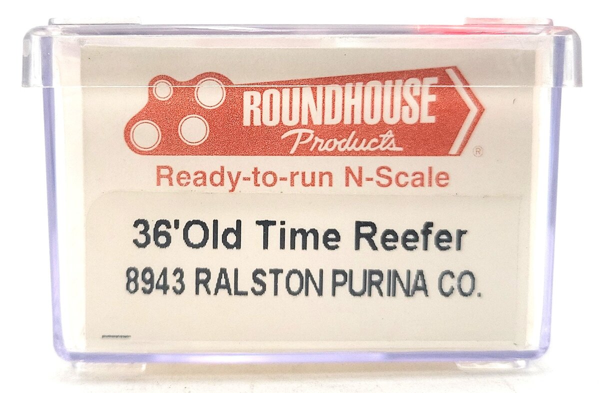 Roundhouse 8943 N Scale Ralston Purina 36' Old Time Reefer #5509 LN/Box