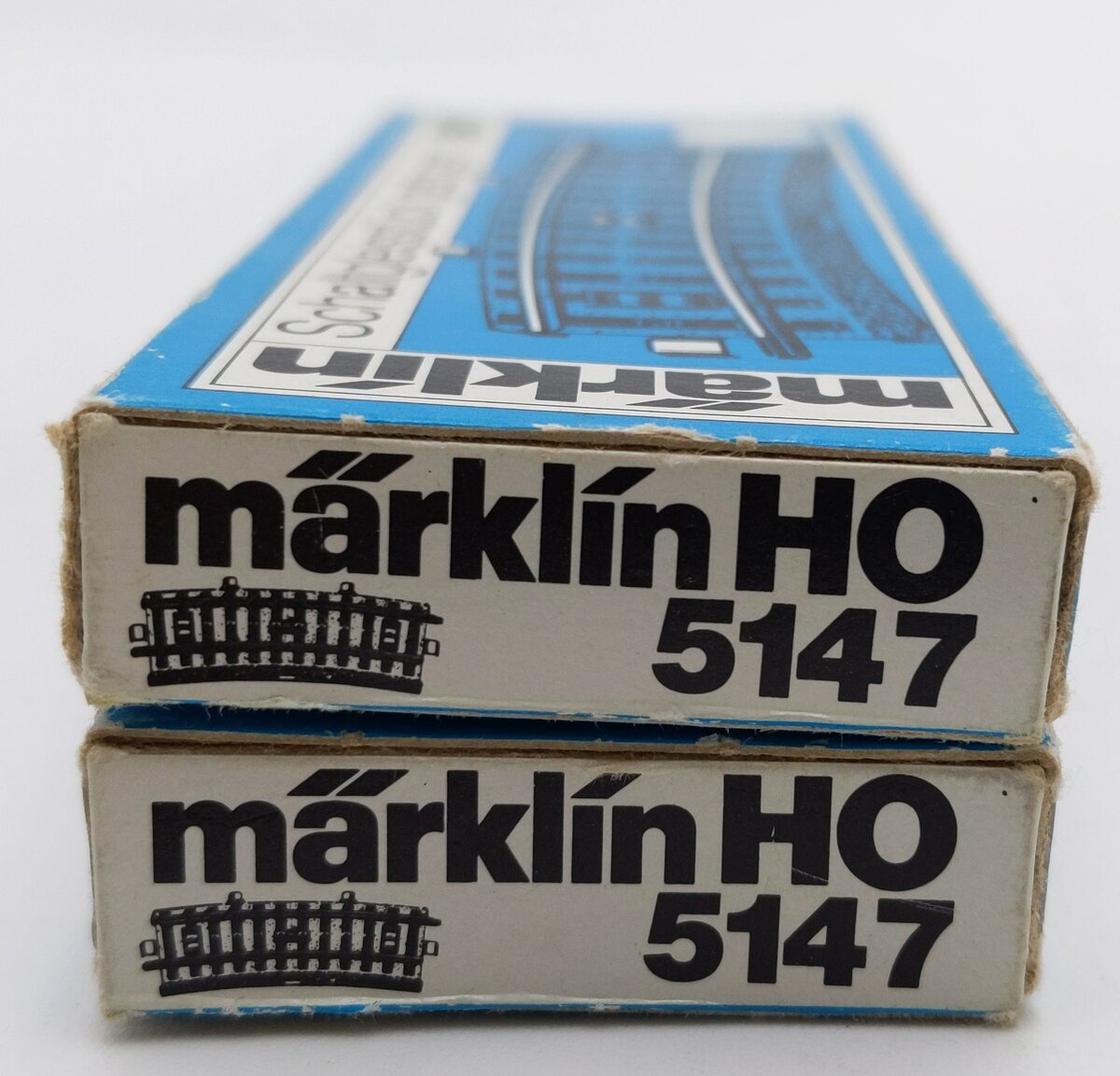 Marklin 5147 HO Scale M Curved Control Track Section (3) VG/Box