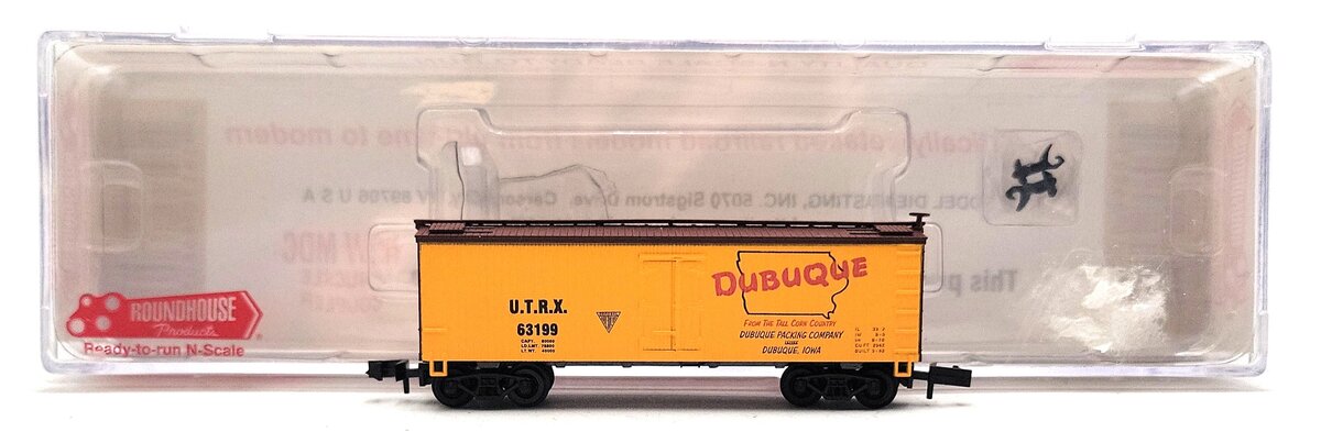 Roundhouse 86803 N Scale Dubuque Packing Co. Meat Reefer #63199 LN/Box