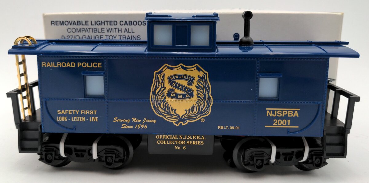 Taylor Made Trucks O 2001 New Jersey State Policemen's B. A. Caboose EX/Box