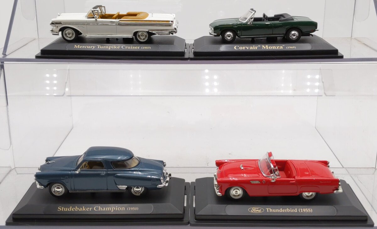 Yat Ming 1:43 Assorted Cars- #94241G, 94249DB, 94228RED, 94253W [4] EX/Box
