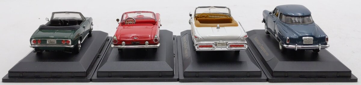 Yat Ming 1:43 Assorted Cars- #94241G, 94249DB, 94228RED, 94253W [4] EX/Box