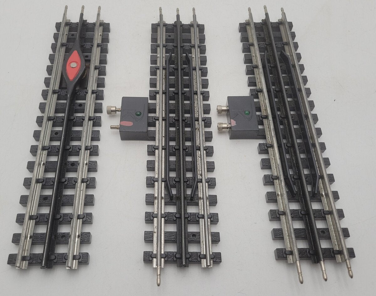 K-Line O Gauge Assorted Shadow Rail Functioning Track Sections [3] VG
