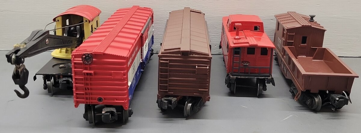 Lionel O Gauge Vintage Freight Cars #3428,2560,61100,477618,6119 [5] VG