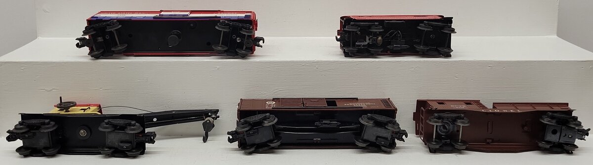 Lionel O Gauge Vintage Freight Cars #3428,2560,61100,477618,6119 [5] VG