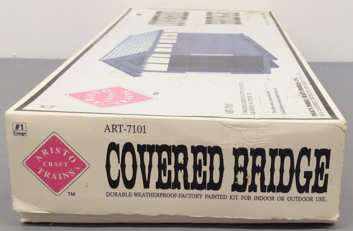 Aristo-Craft 7101 G Scale Covered Bridge Kit EX/Box