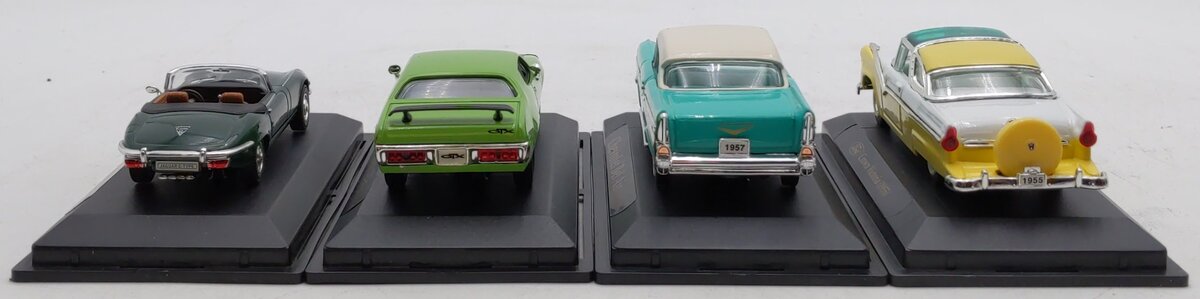 Yat Ming 1:43 Assorted Cars-  # 94244G, 94201T, 94202Y, 94218G [4] EX/Box