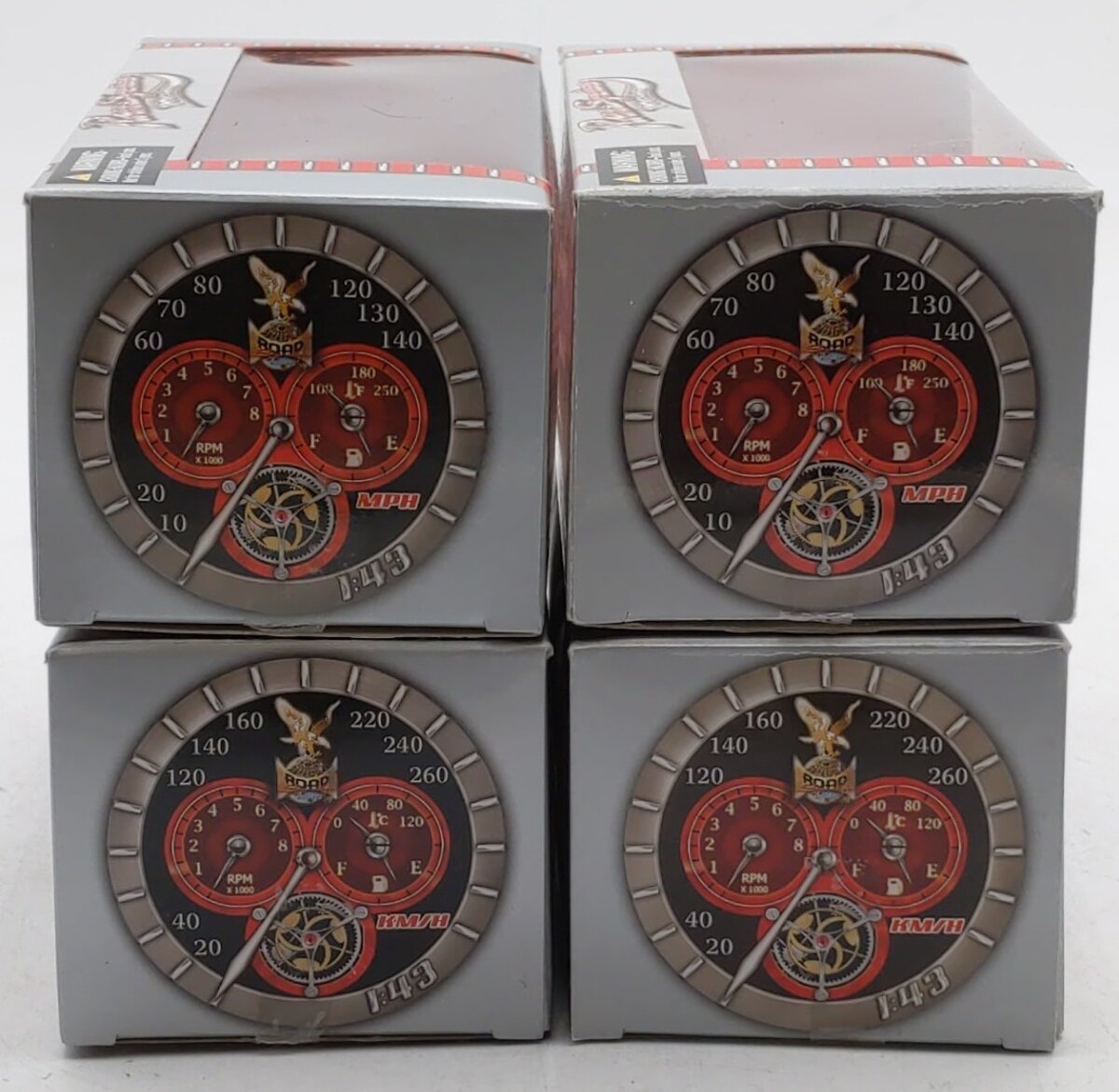 Yat Ming 1:43 Assorted Cars-  # 94244G, 94201T, 94202Y, 94218G [4] EX/Box