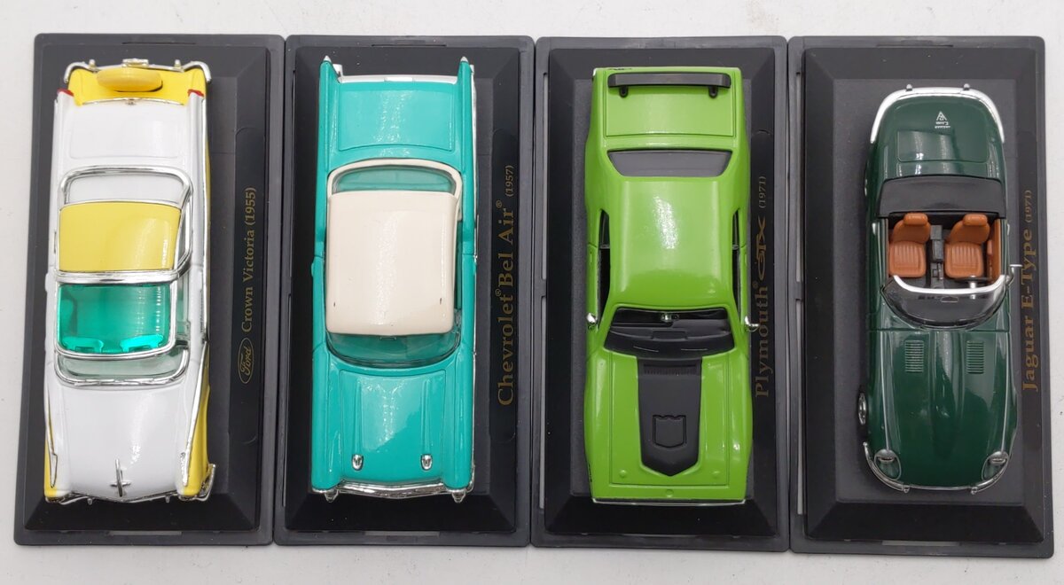Yat Ming 1:43 Assorted Cars-  # 94244G, 94201T, 94202Y, 94218G [4] EX/Box
