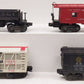 Lionel O Gauge Vintage Freight Cars #6517,6464-225,3469,6376 [4] VG