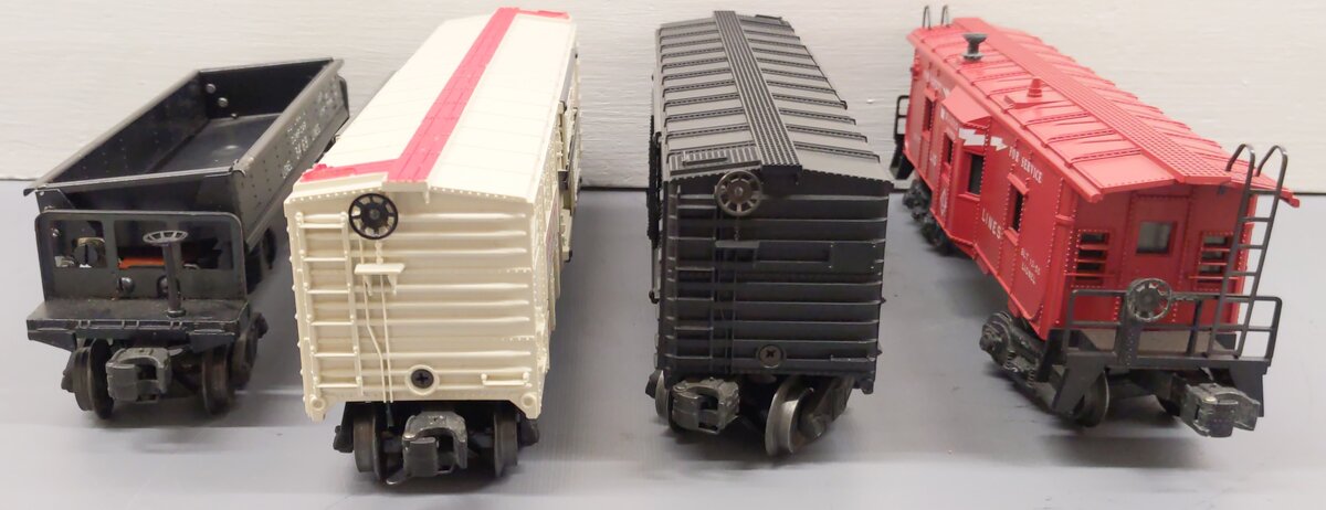 Lionel O Gauge Vintage Freight Cars #6517,6464-225,3469,6376 [4] VG
