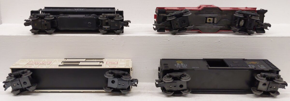 Lionel O Gauge Vintage Freight Cars #6517,6464-225,3469,6376 [4] VG