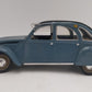 Solido 1:17 Scale Gray and Black Citroen 2 CV With Hard Top Diecast Car EX