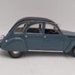Solido 1:17 Scale Gray and Black Citroen 2 CV With Hard Top Diecast Car EX