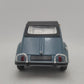 Solido 1:17 Scale Gray and Black Citroen 2 CV With Hard Top Diecast Car EX