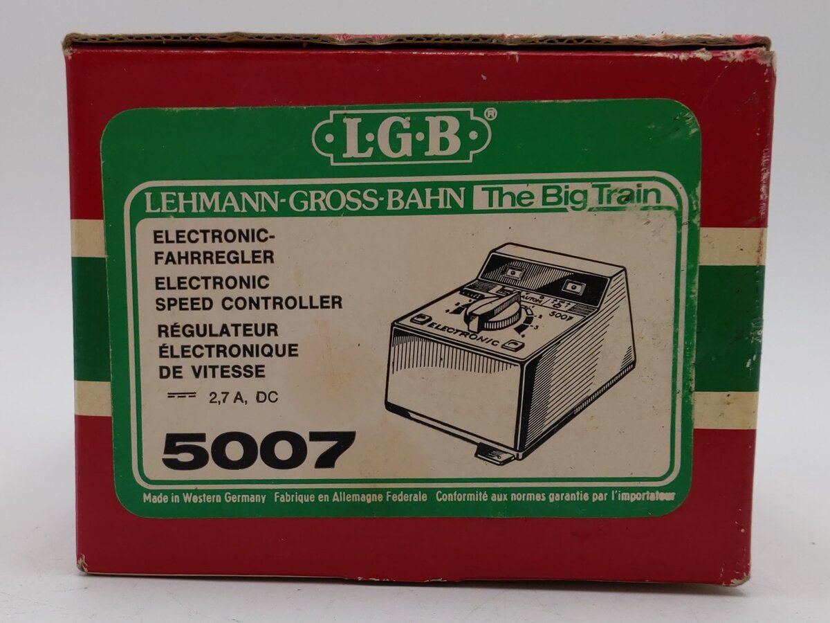 LGB 5007 G Scale Electric Speed Control / Throttle EX/Box
