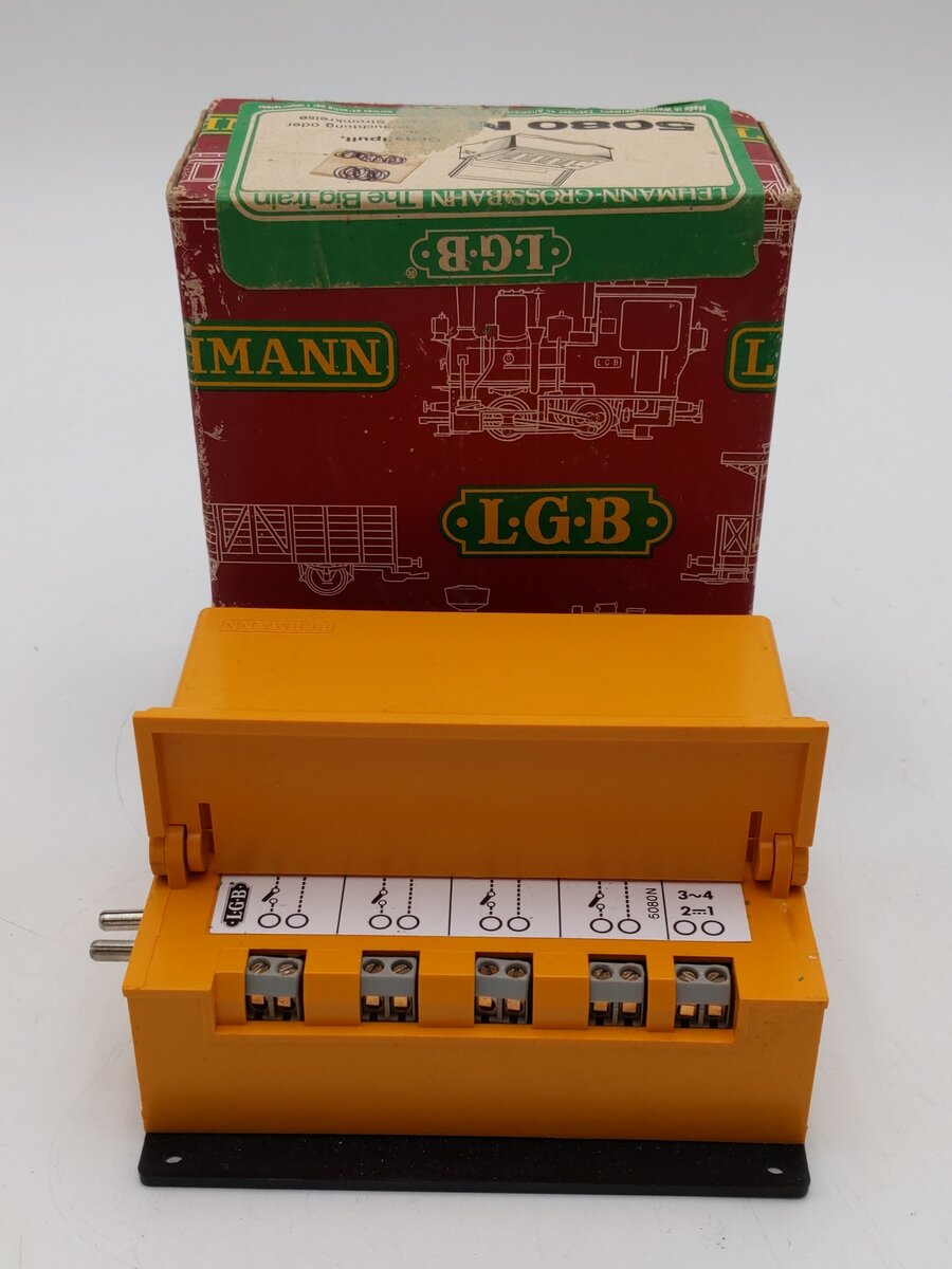 LGB 5080-N 4 G Gauge Circuit On-Off Switch Controller Box - Boxed EX/Box
