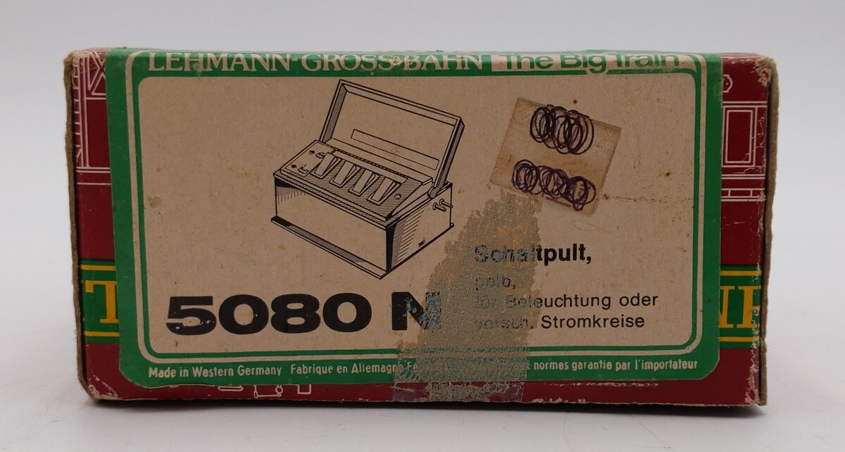 LGB 5080-N 4 G Gauge Circuit On-Off Switch Controller Box - Boxed EX/Box
