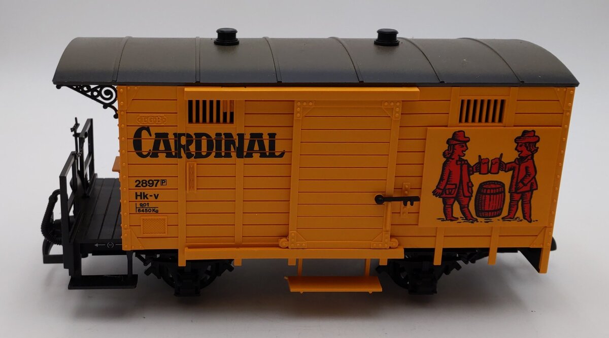 LGB 4034 G Scale Cardinal Beer Boxcar EX/Box