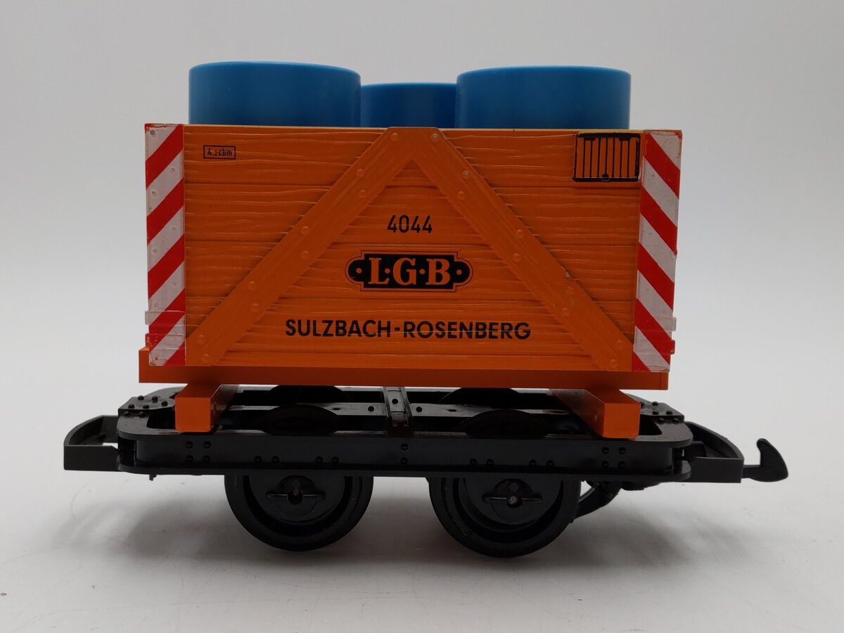 LGB 4044 G Sulzbach Rosenberg Short Wagon w/ 3 Barrels EX/Box