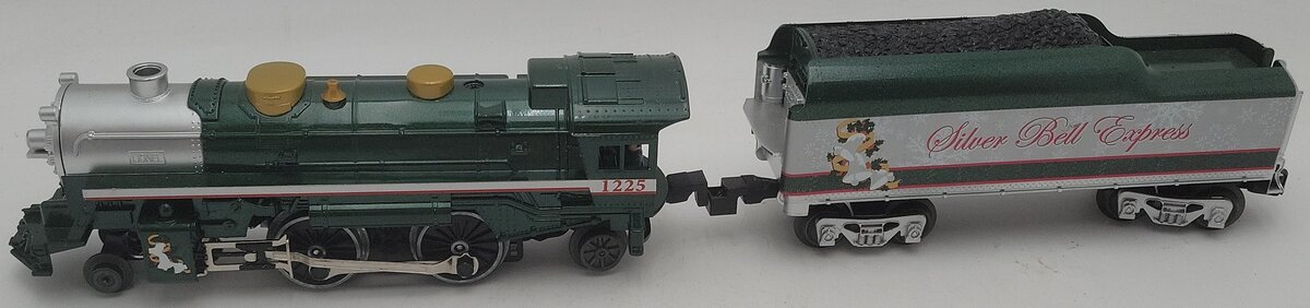 Lionel O Gauge Silver Bell Express Locomotive & Tender #1225 EX
