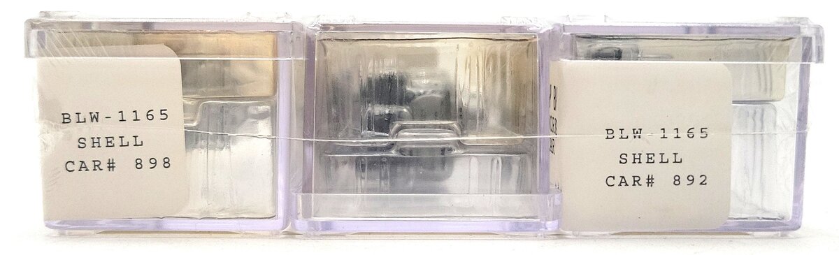 Brooklyn Locomotive Works BLW-1165-B3 N Scale Shell Chemical Tank Cars 3pk MT/Box
