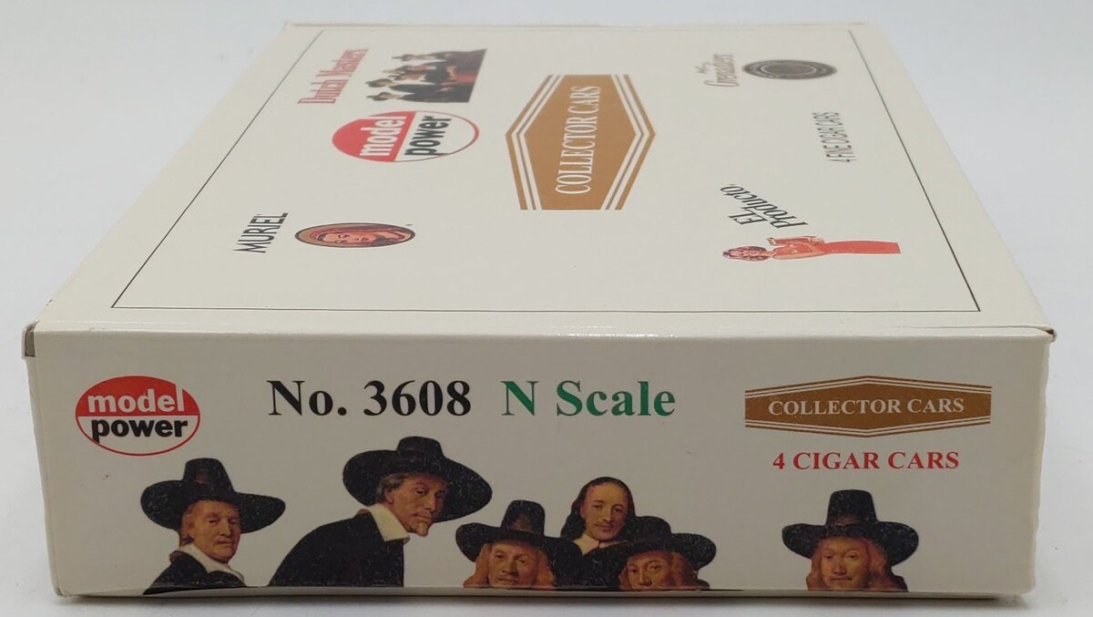 Model Power 3608 N Scale Cigar Reefer 4-Car Set LN/Box