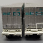 Walthers 932-240852 HO Scale NYC Flexi-Van Flat Car with Trailer 2-Pack EX