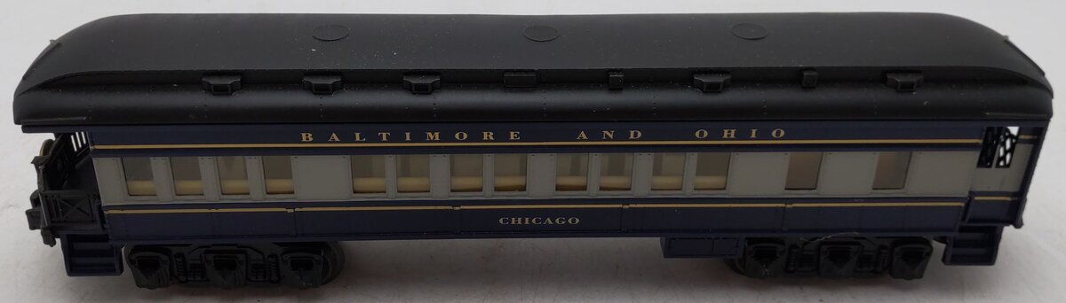 Lionel 6-39017 O Gauge B&O "Chicago" Heavyweight Observation Car EX