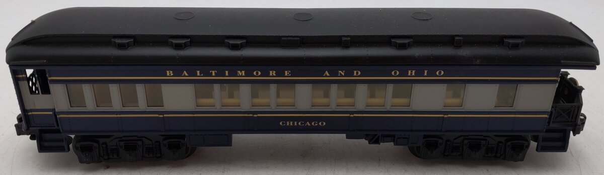Lionel 6-39017 O Gauge B&O "Chicago" Heavyweight Observation Car EX