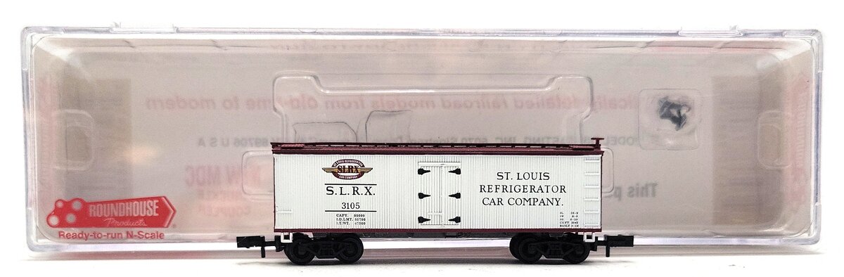 Roundhouse 86805 N Scale St. Louis Refrigerator Car #3105 LN/Box