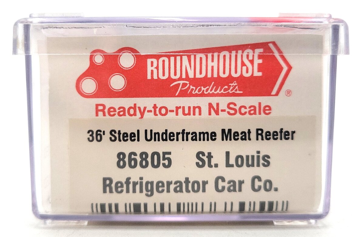 Roundhouse 86805 N Scale St. Louis Refrigerator Car #3105 LN/Box