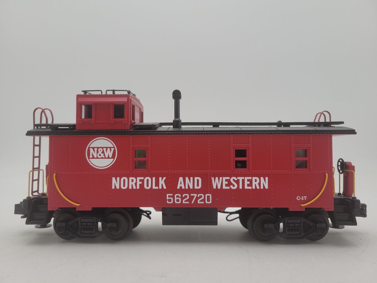 MTH 20-91027 O Gauge Norfolk & Western Steel Caboose #562720 EX
