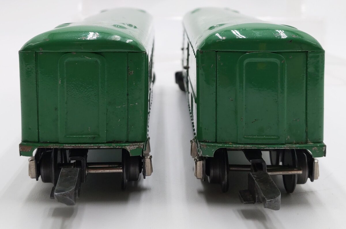 American Flyer O Gauge Vintage AFL Tinplate Passenger Cars #494,495 [2] VG
