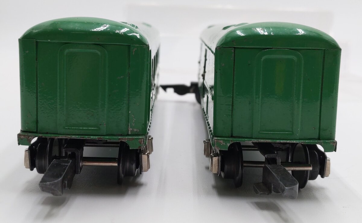 American Flyer O Gauge Vintage AFL Tinplate Passenger Cars #494,495 [2] VG