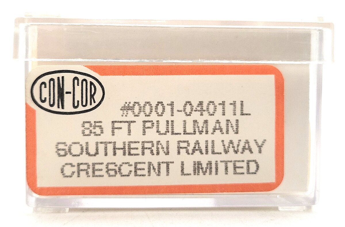 Con-Cor 0001-04011L N Scale Southern Railway Pullman Smooth Passenger Car LN/Box