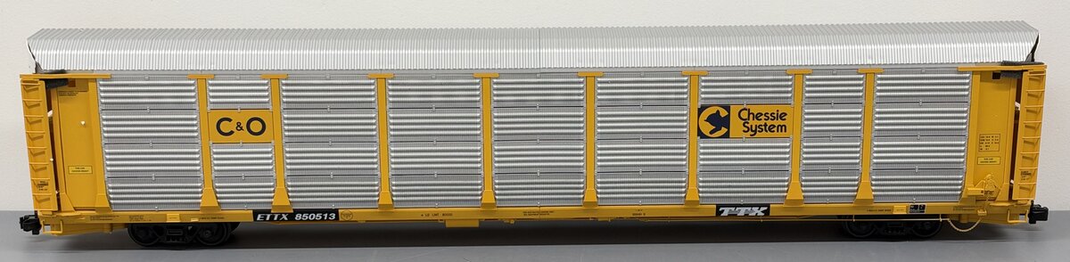USA Trains R17193 G Chesapeake and Ohio Bi Level Auto Carriers  EX/Box