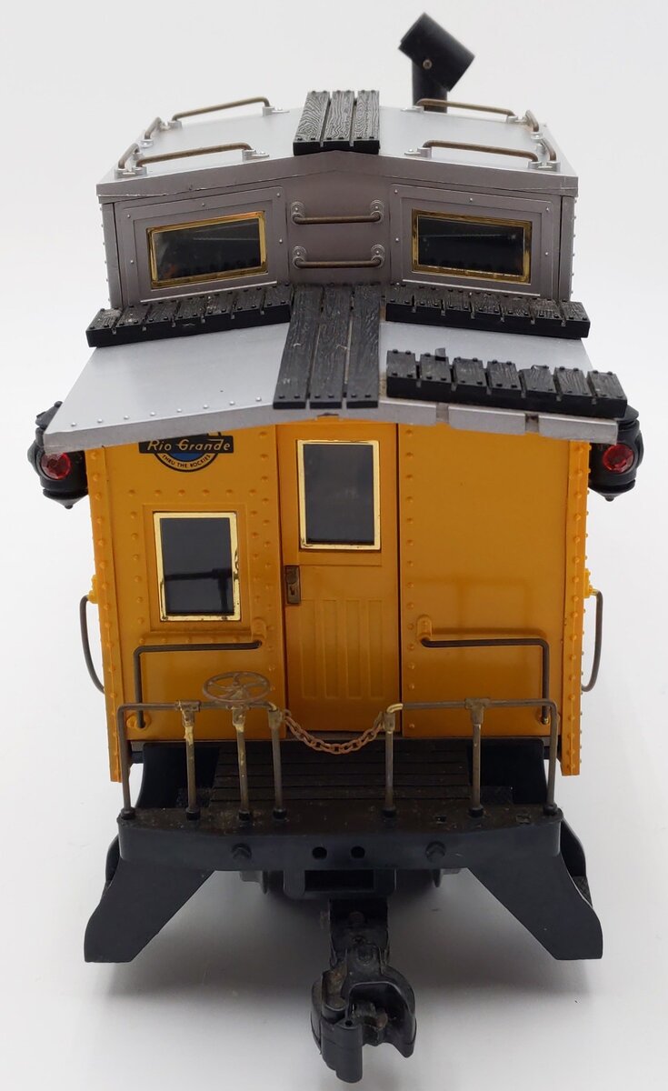 REA REA-42103 G Scale Denver & Rio Grande Western Caboose (Metal Wheels) LN/Box