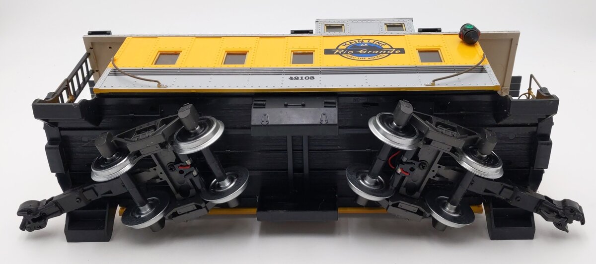 REA REA-42103 G Scale Denver & Rio Grande Western Caboose (Metal Wheels) LN/Box