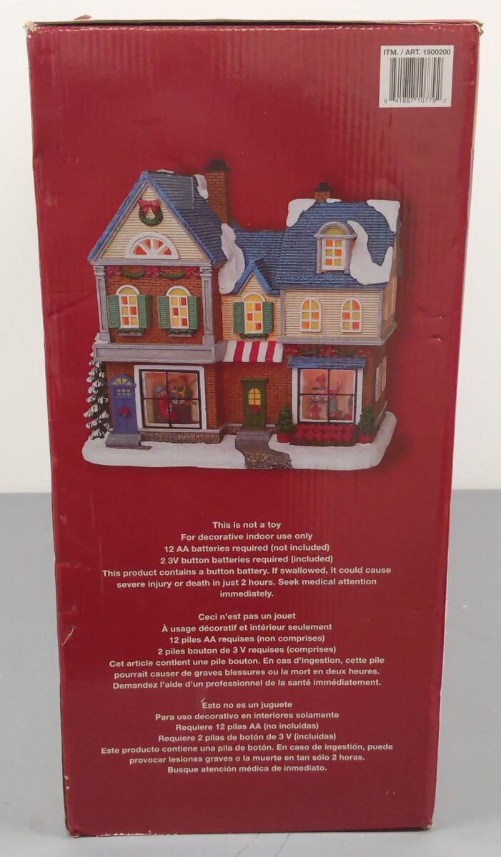 Costco 1900200 30 Piece Christmas Village w/Lighting & Music LN/Box