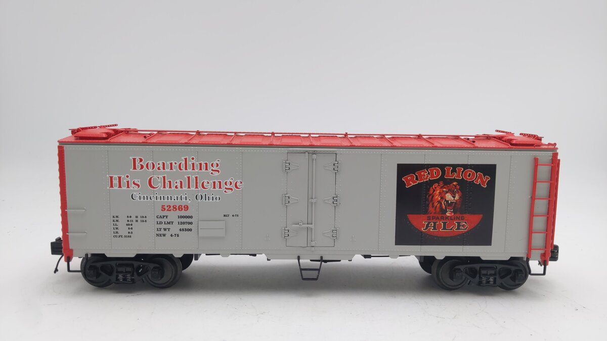 MTH 20-94198 Red Lion Steel-Sided Reefer Car EX
