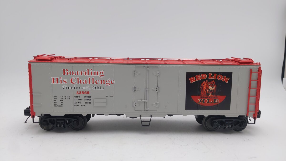 MTH 20-94198 Red Lion Steel-Sided Reefer Car EX